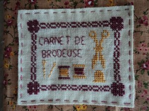 Carnet de brodeuse…