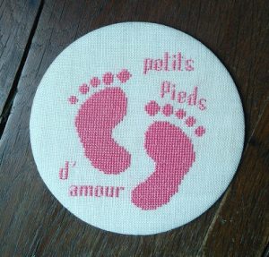 Grille « Petits pieds d'amour »