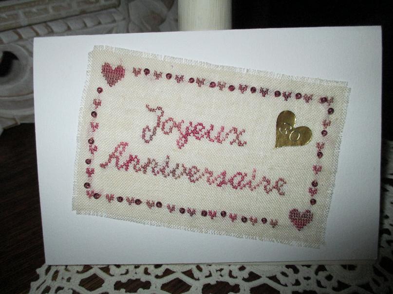 grille gratuite point de croix joyeux anniversaire Broderie Joyeux Anniversaire Le Point De Croix De Martine grille gratuite point de croix joyeux anniversaire