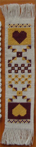 Marque-page coeurs