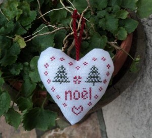 Grille coeur de Noël…