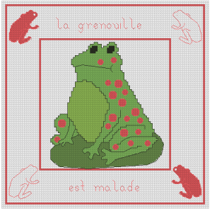 La grenouille est malade