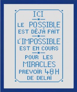 Poster « Ici le possible….. »