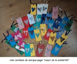 MARQUE PAGE COEUR